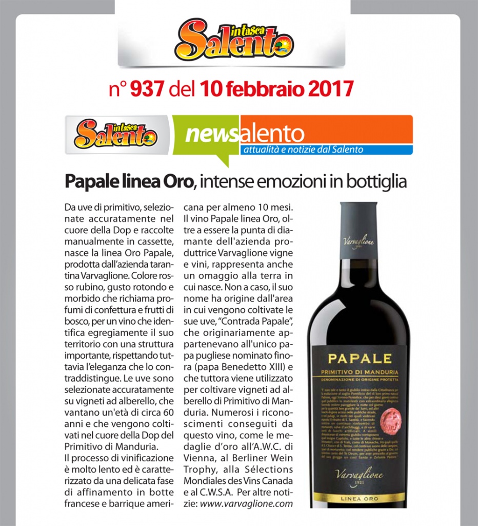 papale linea oro